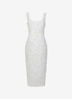 Cotton Sundress with Floral Appliqué