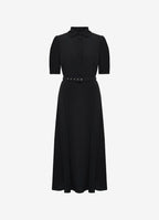 Preppy Crepe Dress
