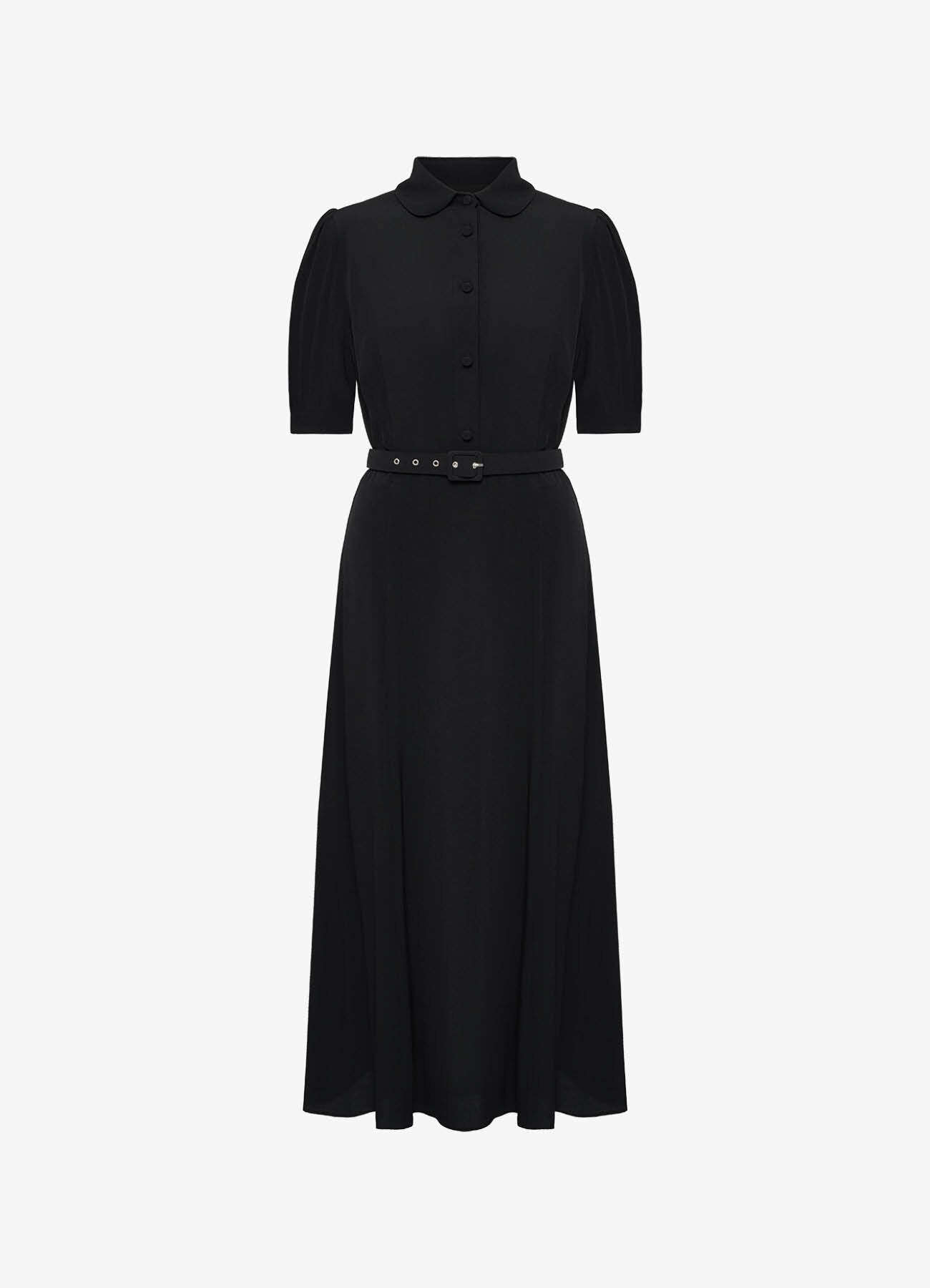 Preppy Crepe Dress