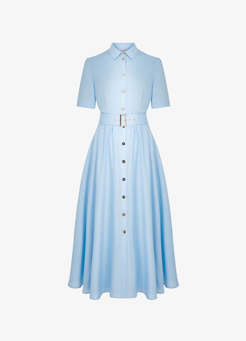 Viscose-Linen Shirt Dress