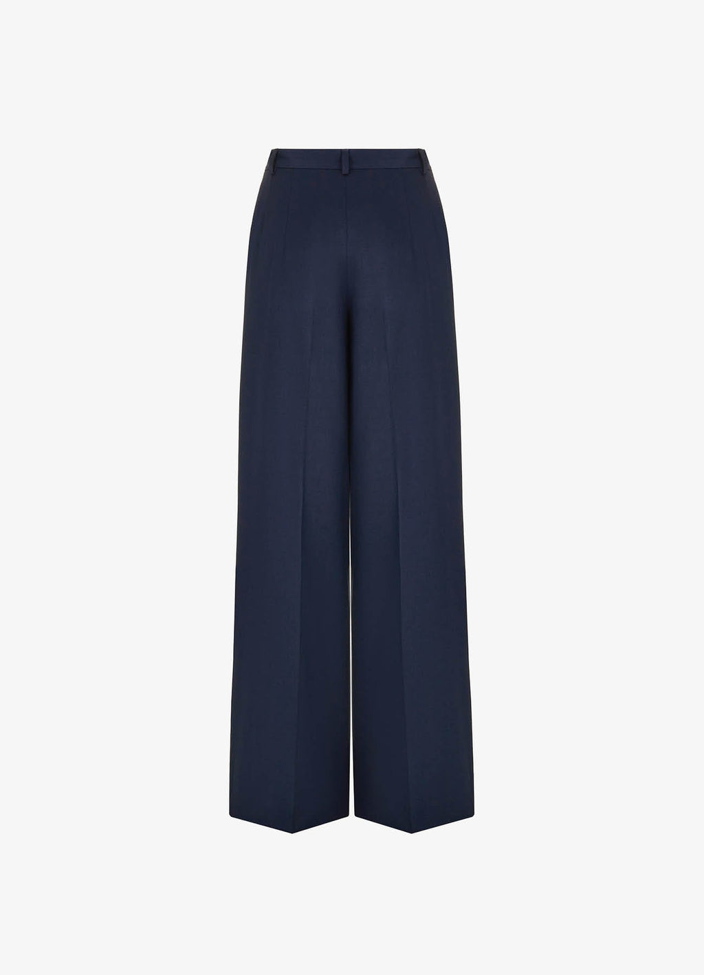 Viscose-Blend Trousers (Navy)