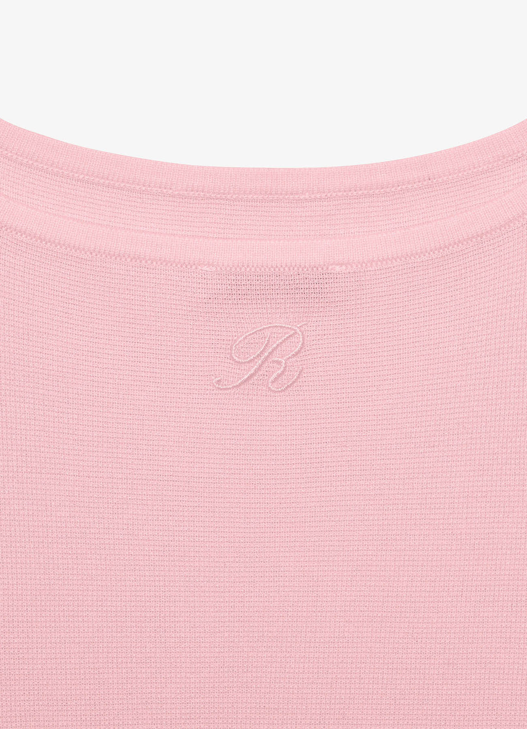 Silk-Trim Top (Pink)