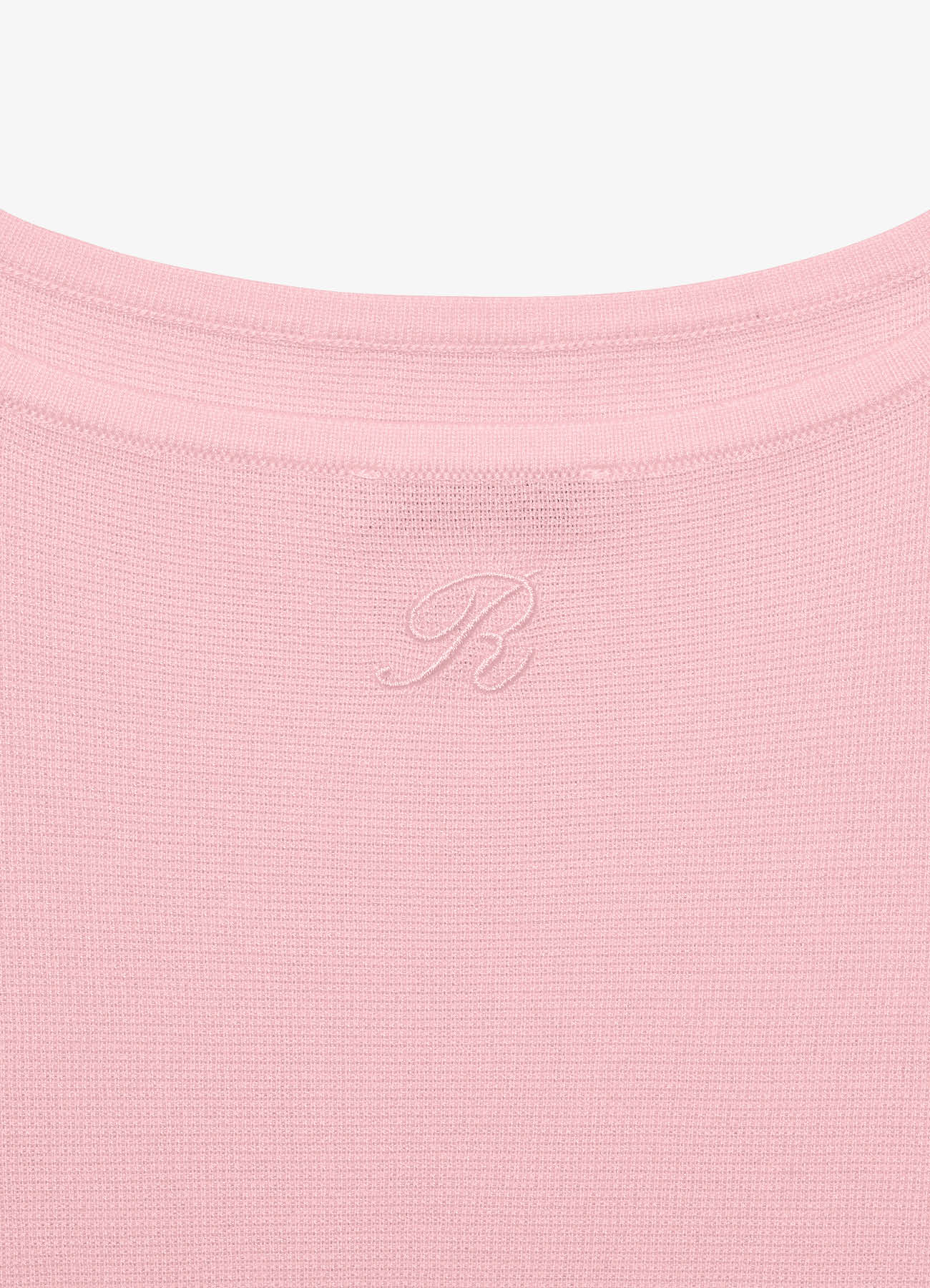 Silk-Trim Top (Pink)