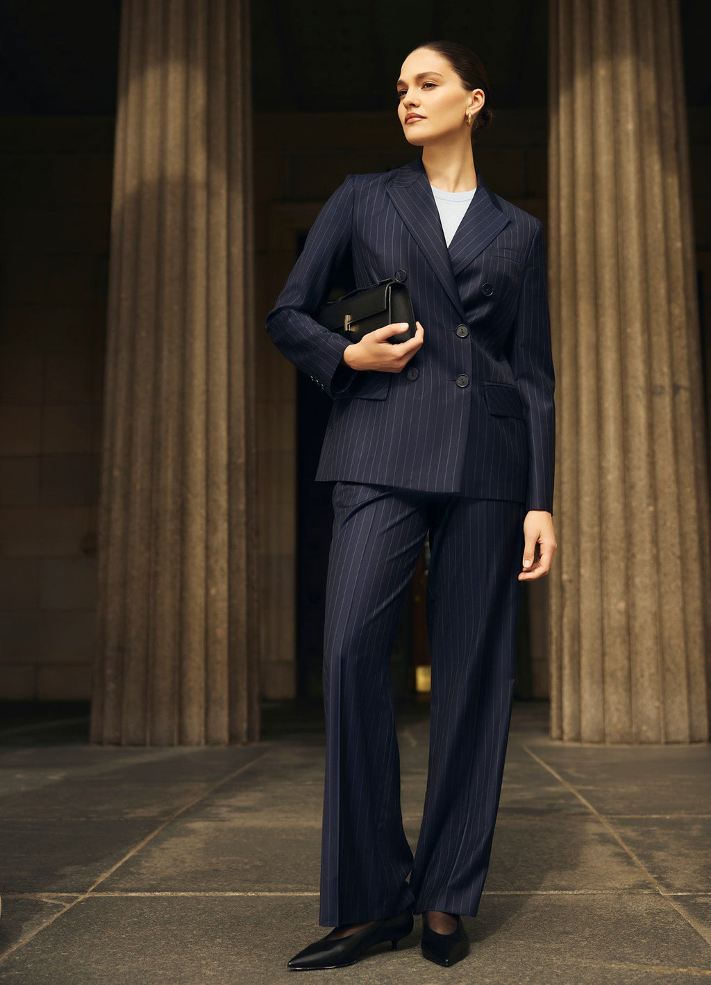 Wool Trousers (Blue) II