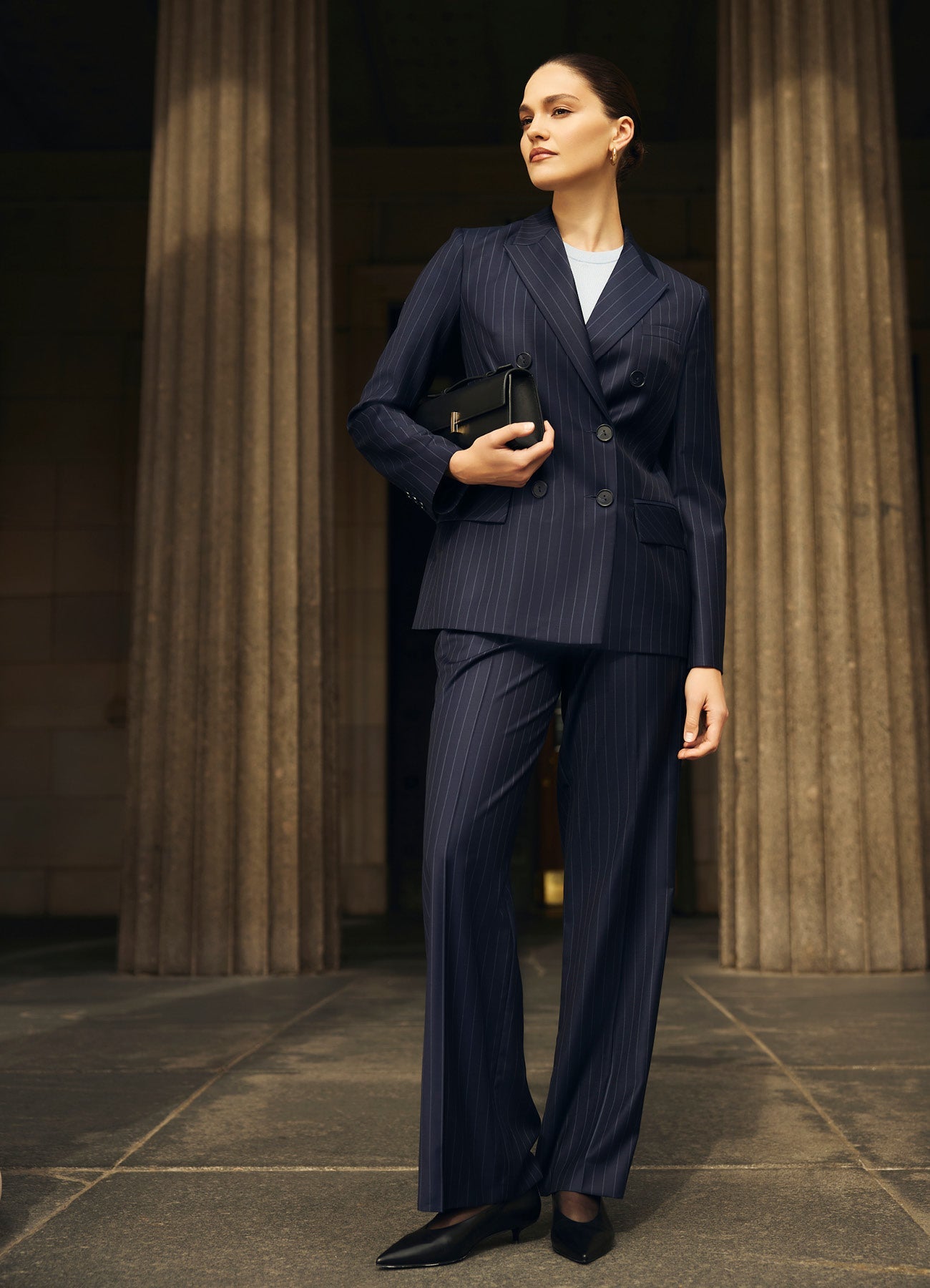 Wool Trousers (Blue) II