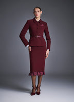 Swan Feather-Effect Jacket