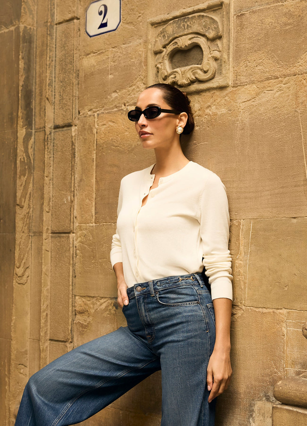 Silk-Cotton Cardigan (Beige) II
