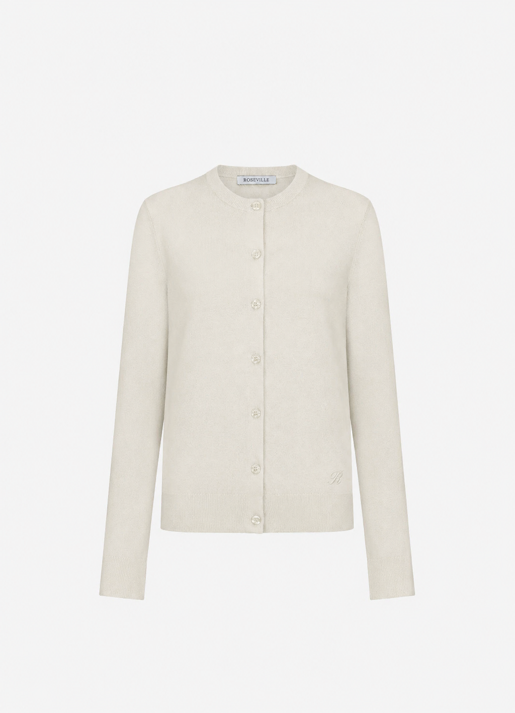 Silk-Cotton Cardigan (Beige)