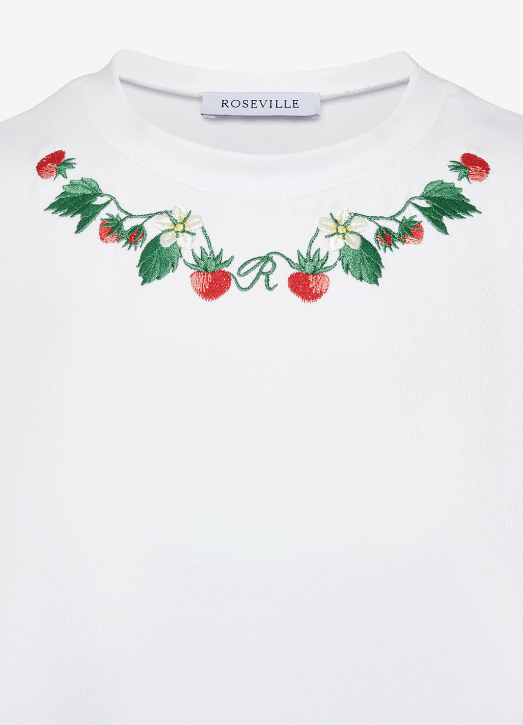 Petite Fraise Embroidered T-Shirt