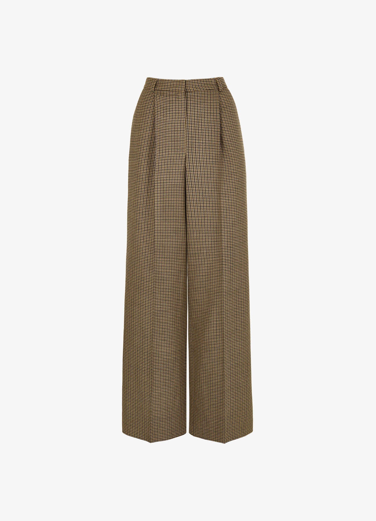 Wool Trousers (Beige)