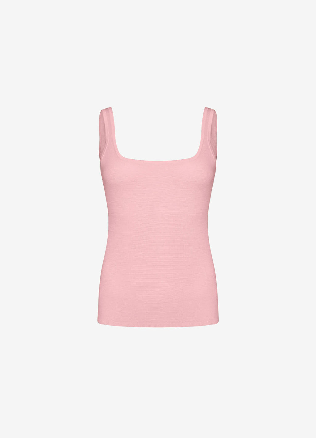 Silk-Trim Top (Pink)