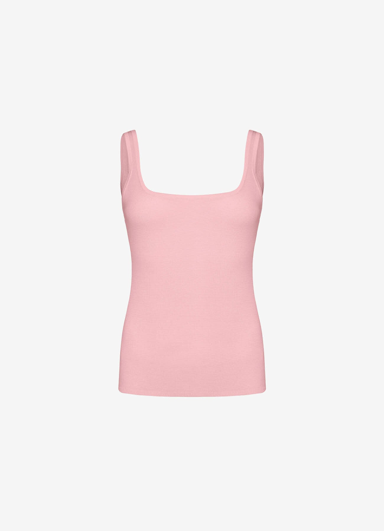 Silk-Trim Top (Pink)