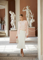 Silk-Cotton Cardigan (Pink)