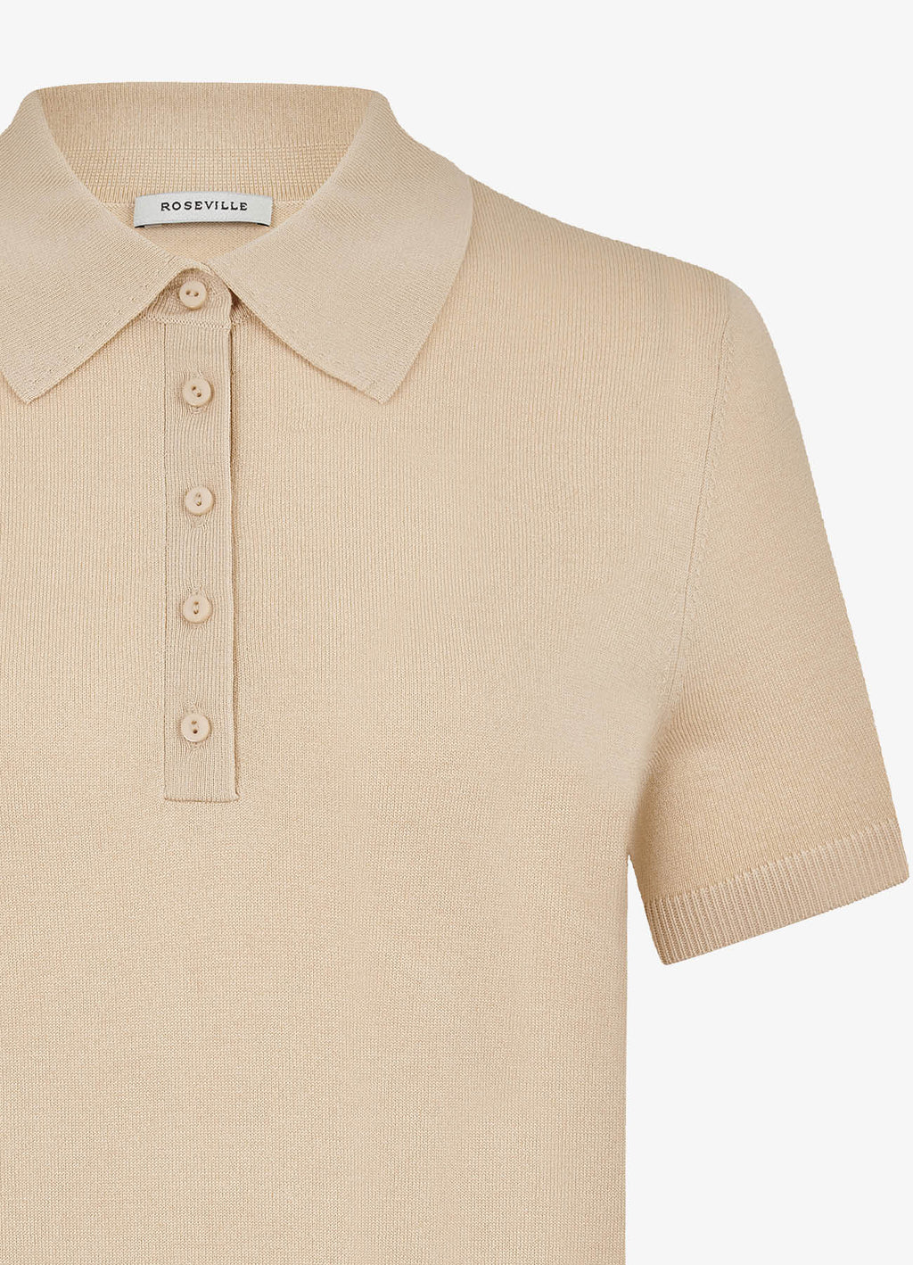 Silk Polo (Beige)