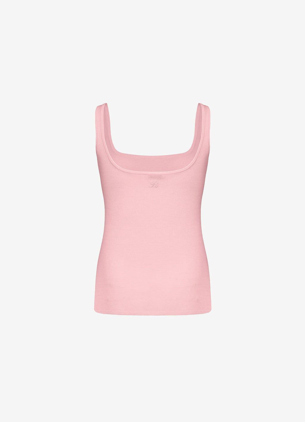 Silk-Trim Top (Pink)