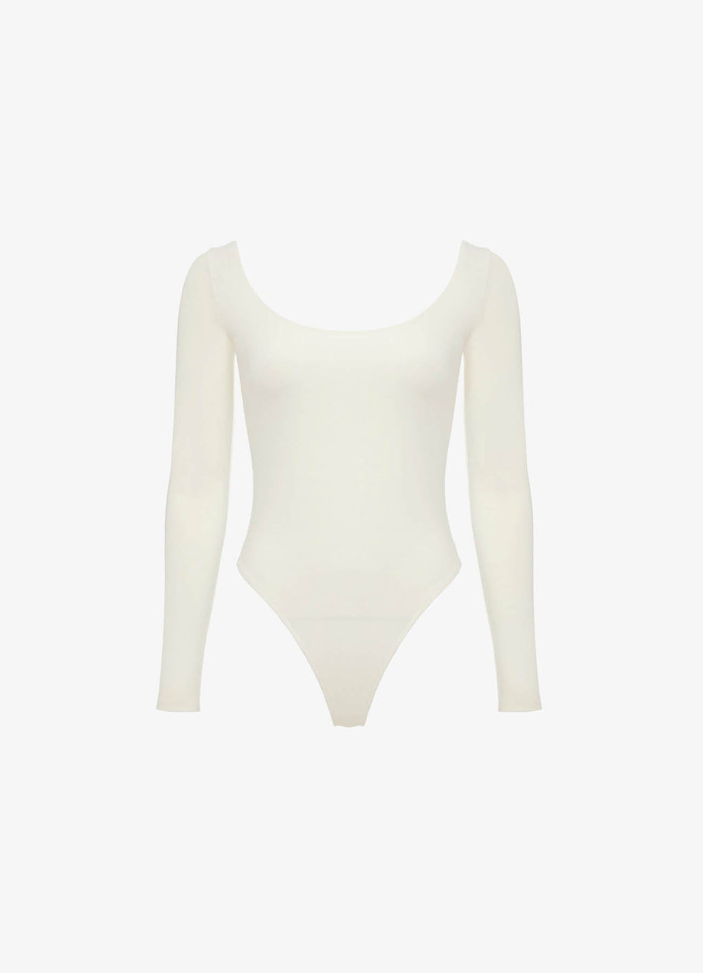 Open-Back Bodysuit (Beige)