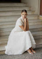 Textured Organza Skirt