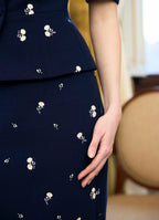 Poetry Embroidered Skirt