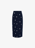 Poetry Embroidered Skirt
