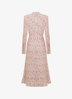 Nina Silk Dress | Luxury Floral Silk Dress for Women