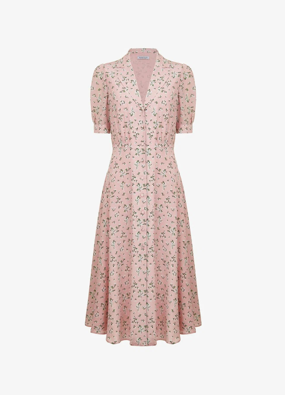 Anna Silk Dress | Elegant Floral Silk Dress for Women