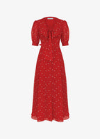 Bow Detail Midi Dress | Elegant Feminine Dress for Women