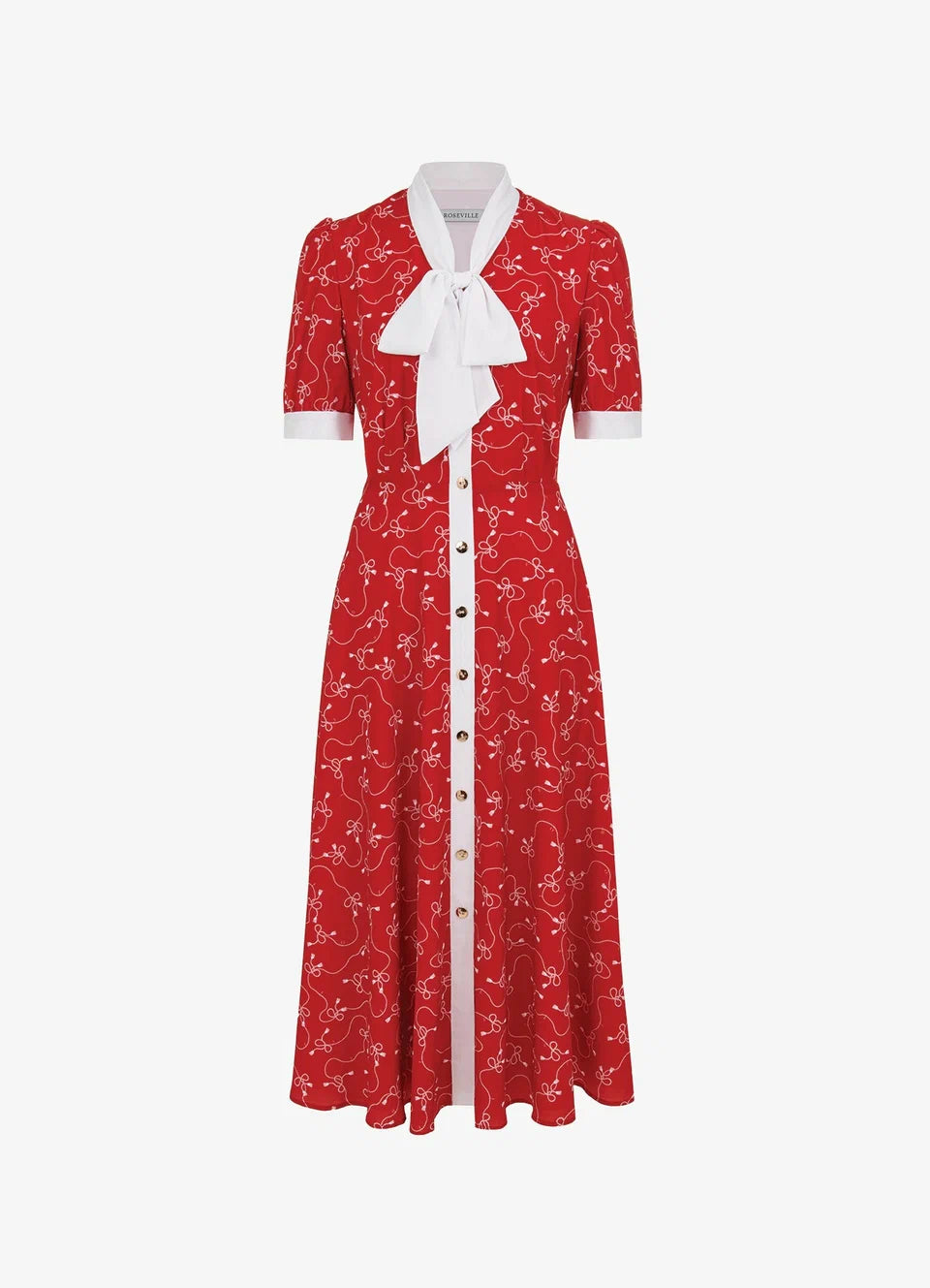 Regatta Linen Dress | Elegant Striped Summer Dress for Women