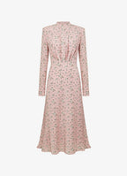 Nina Silk Dress | Luxury Floral Silk Dress for Women