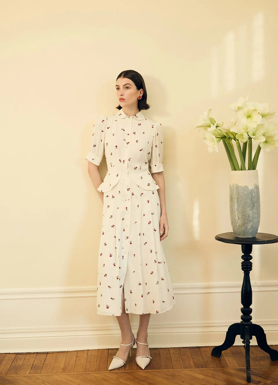 Floral Midi Dress for Women