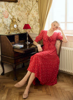 Bow Detail Midi Dress | Elegant Feminine Dress for Women
