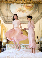 Nina Silk Dress | Luxury Floral Silk Dress for Women