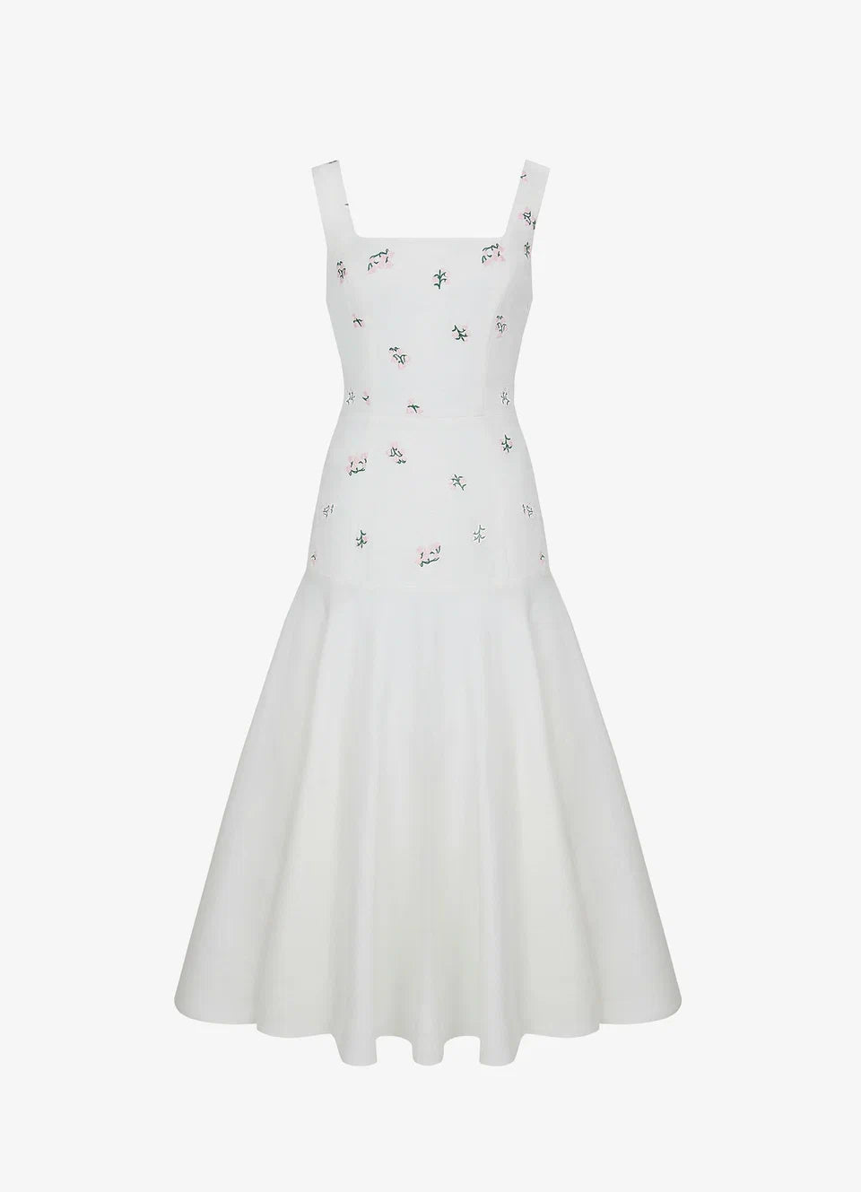 Embroidered Linen Sundress | Romantic Linen Dress for Women